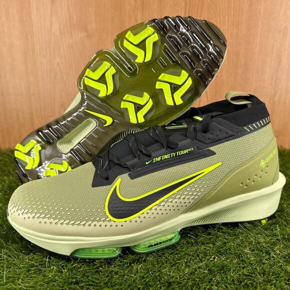 Nike Infinity Tour 2 GORE-TEX Dusty Olive Volt Golf Shoes FV4897-300 Men\'s Sz 13 main image 4